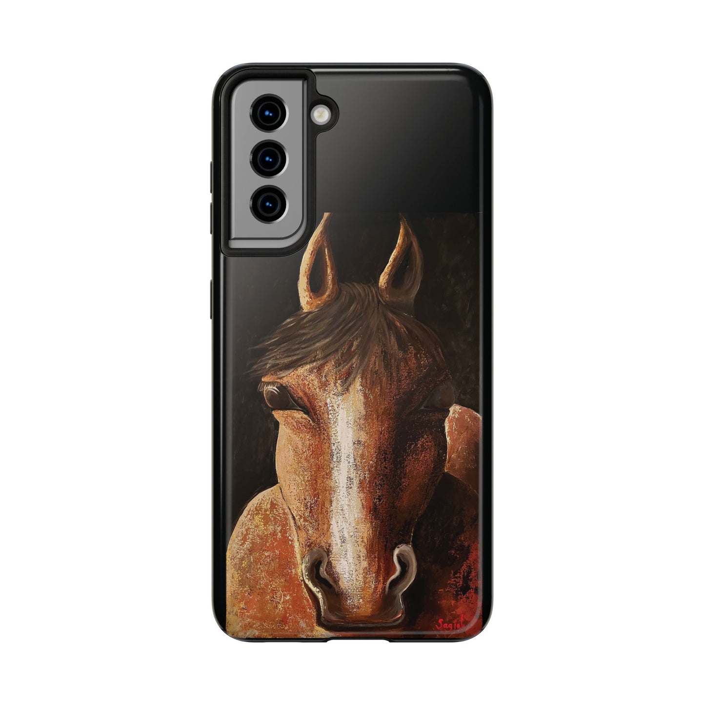 Tough Phone Case - Original art phone case - Equestrian Art phone case - Nigel