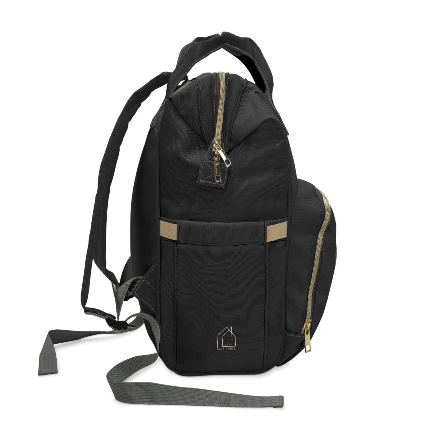 Multifunctional Backpack - Equestrian Backpack - Ghost Horse book bag - Diaper Bag