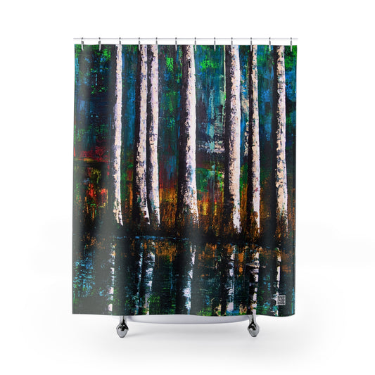 Shower Curtain - Reflections - Curtain for Bath tub