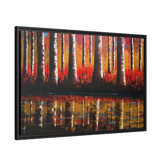 Framed wall Art - framed Art - Wall Canvas - Wall Art - A Blazing Dawn art painting