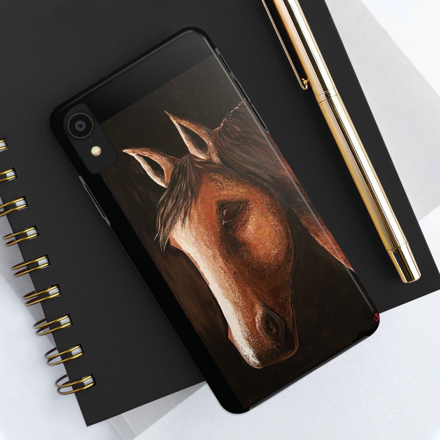 Tough Phone Case - Original art phone case - Slim phone case - Equestrian Art phone case - Spirit