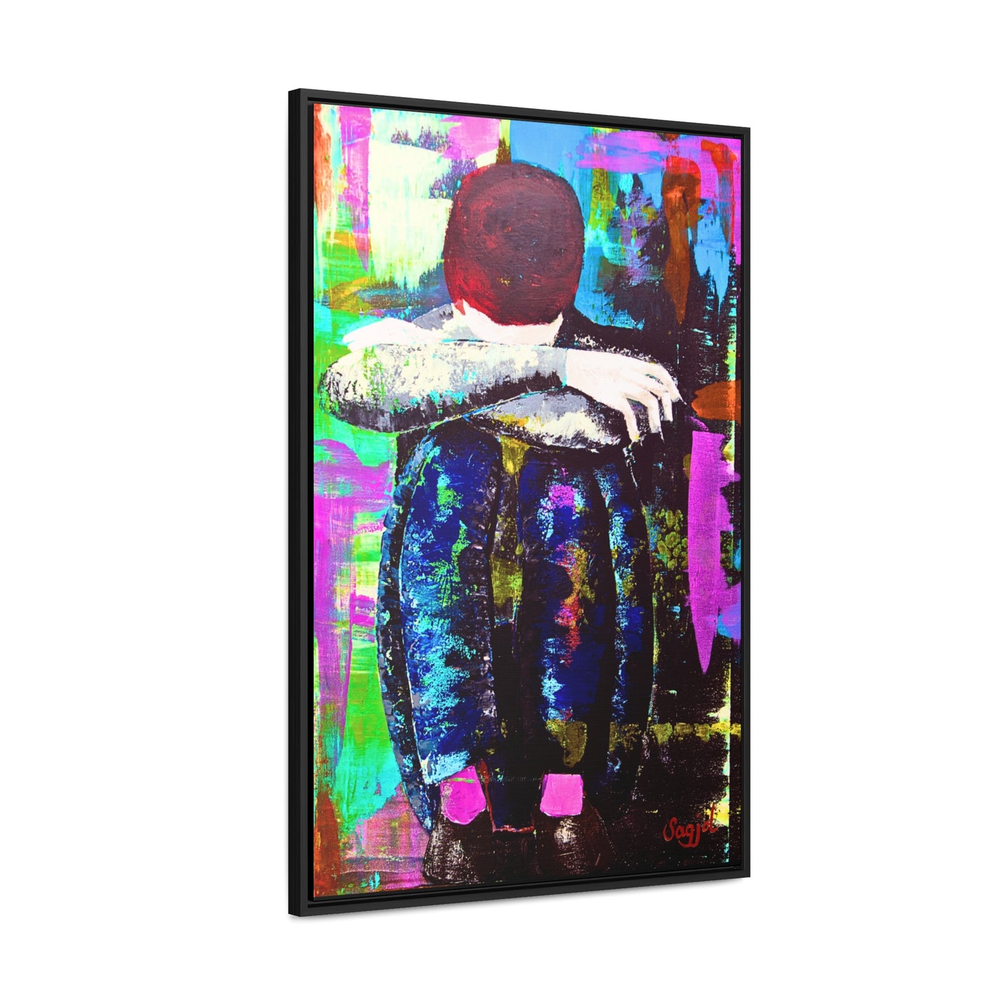 Framed Gallery Wraps - Original Art - Framed Canvas - Tommy 2