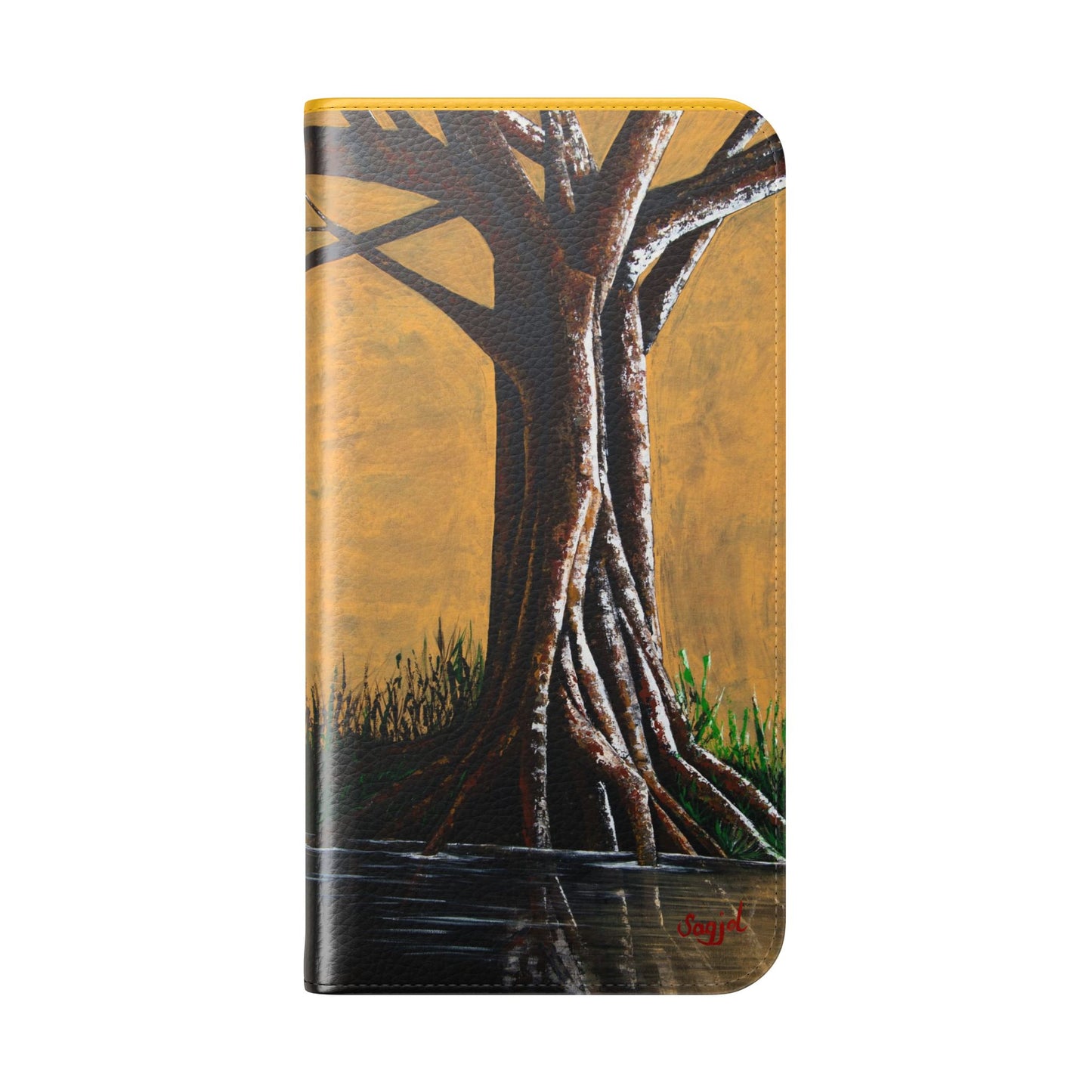 Phone Case - Flip style phone case - Wallet phone Case - Original Tree Art phone case - Strength in Vulnerability original Art