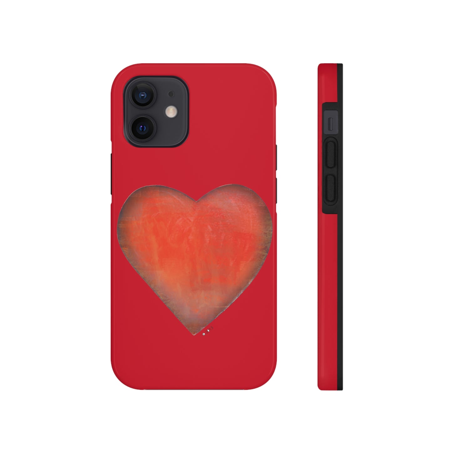 Tough iPhone Cases - Red Heart