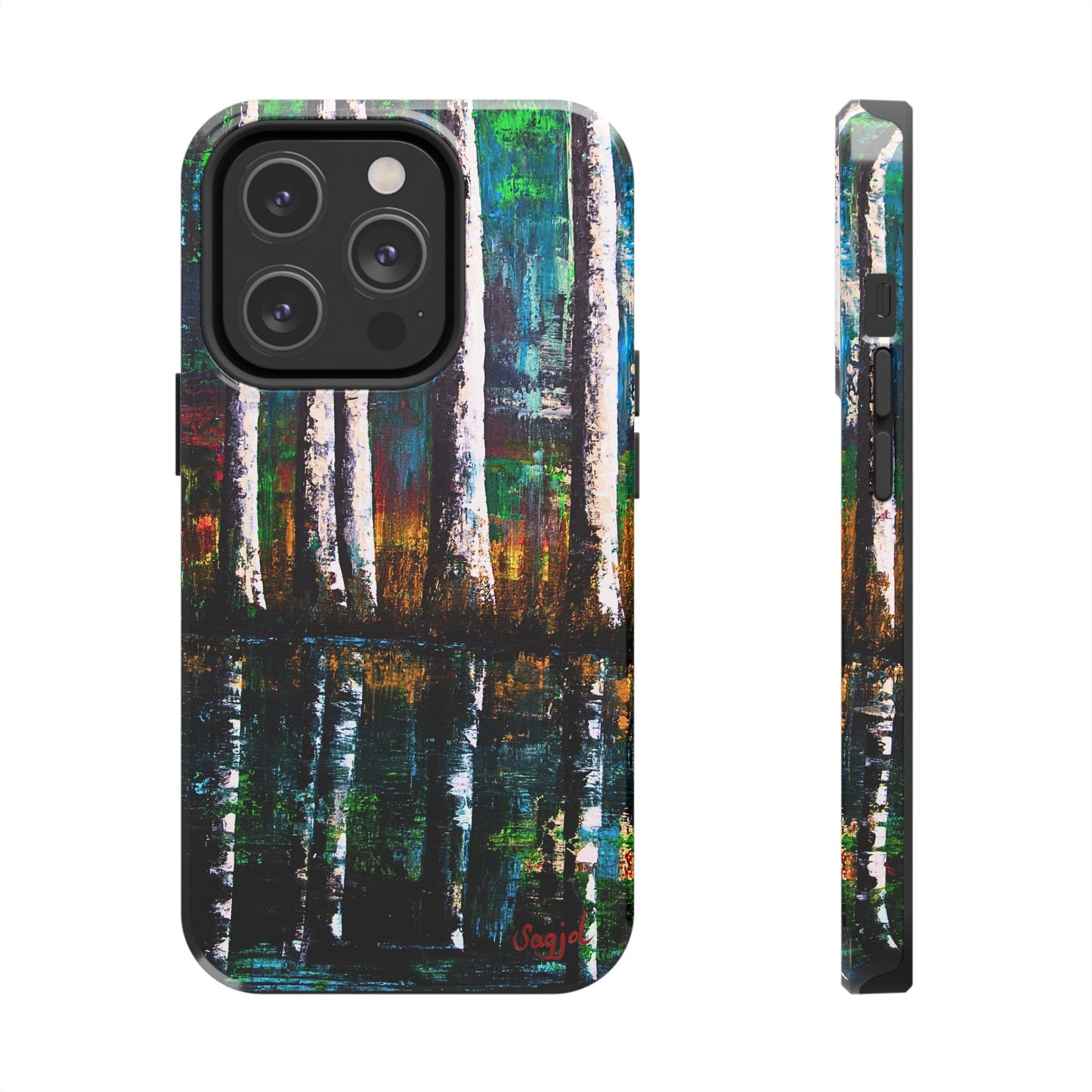 Tough Phone Case - Original art phone case - Slim phone Case - Reflections