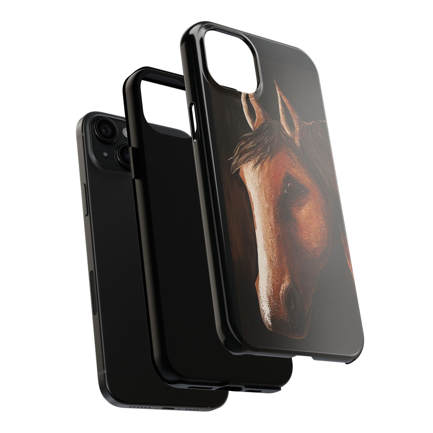 Tough Phone Case - Original art phone case - Slim phone case - Equestrian Art phone case - Spirit