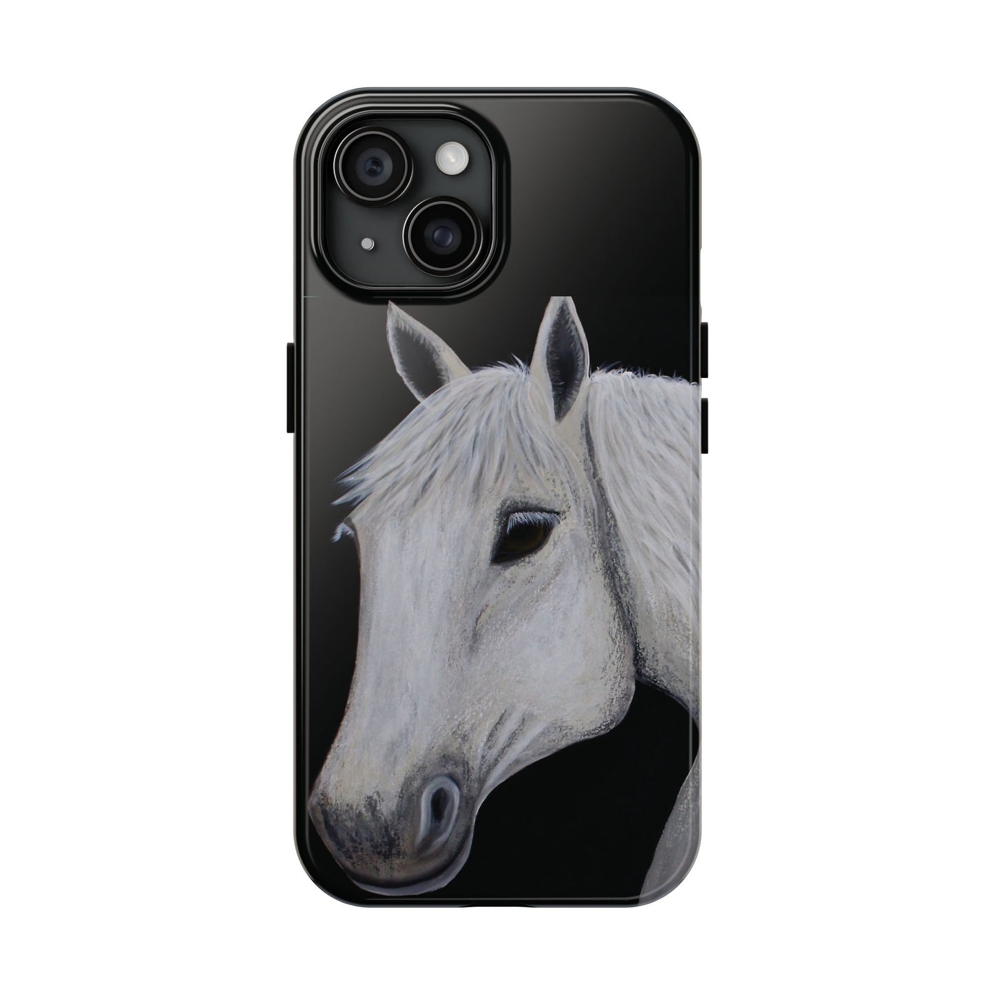 Tough Phone Case - Original art phone case - Slim phone case - Equestrian Art phone case - Ghost Horse Phone case