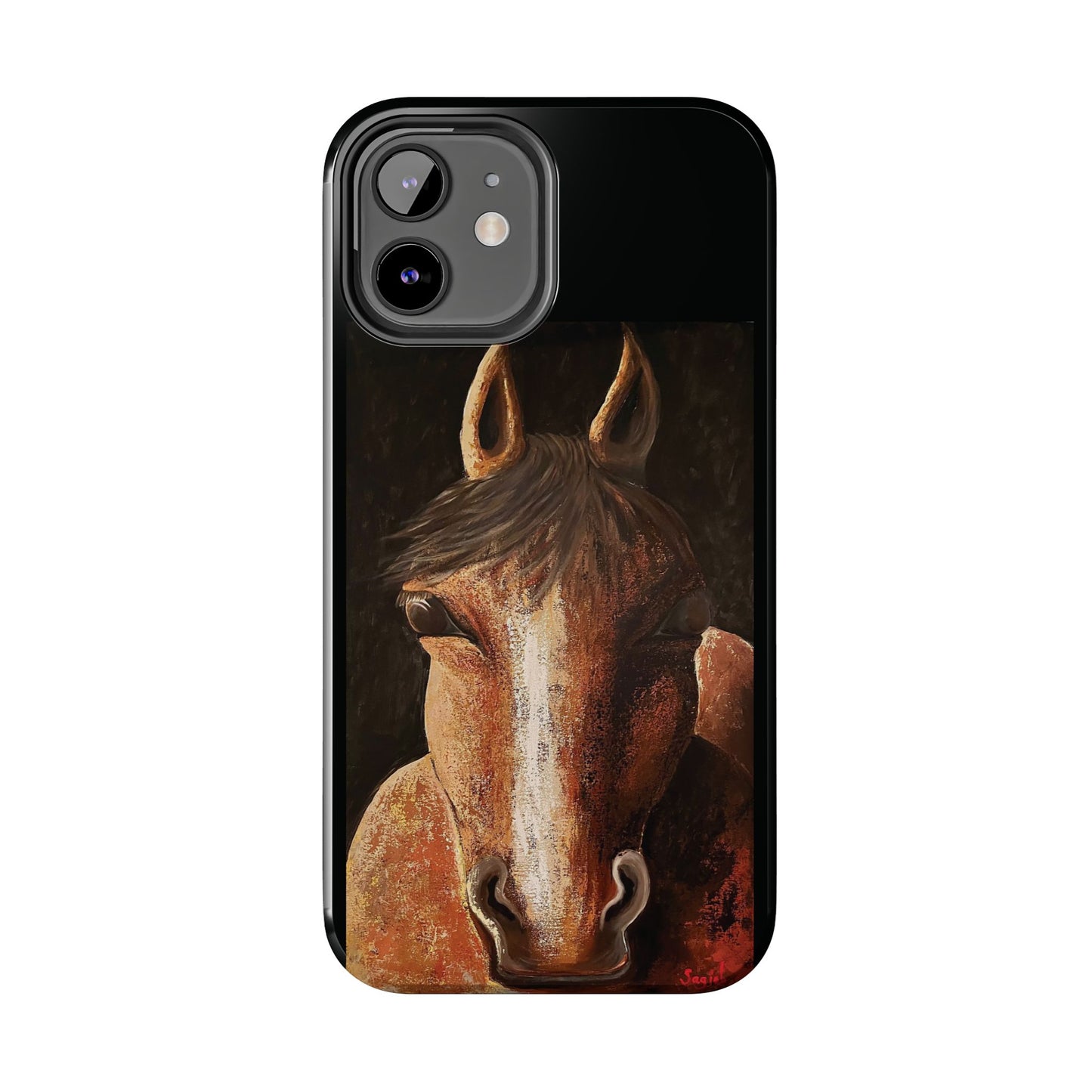 Tough Phone Case - Original art phone case - Equestrian Art phone case - Nigel