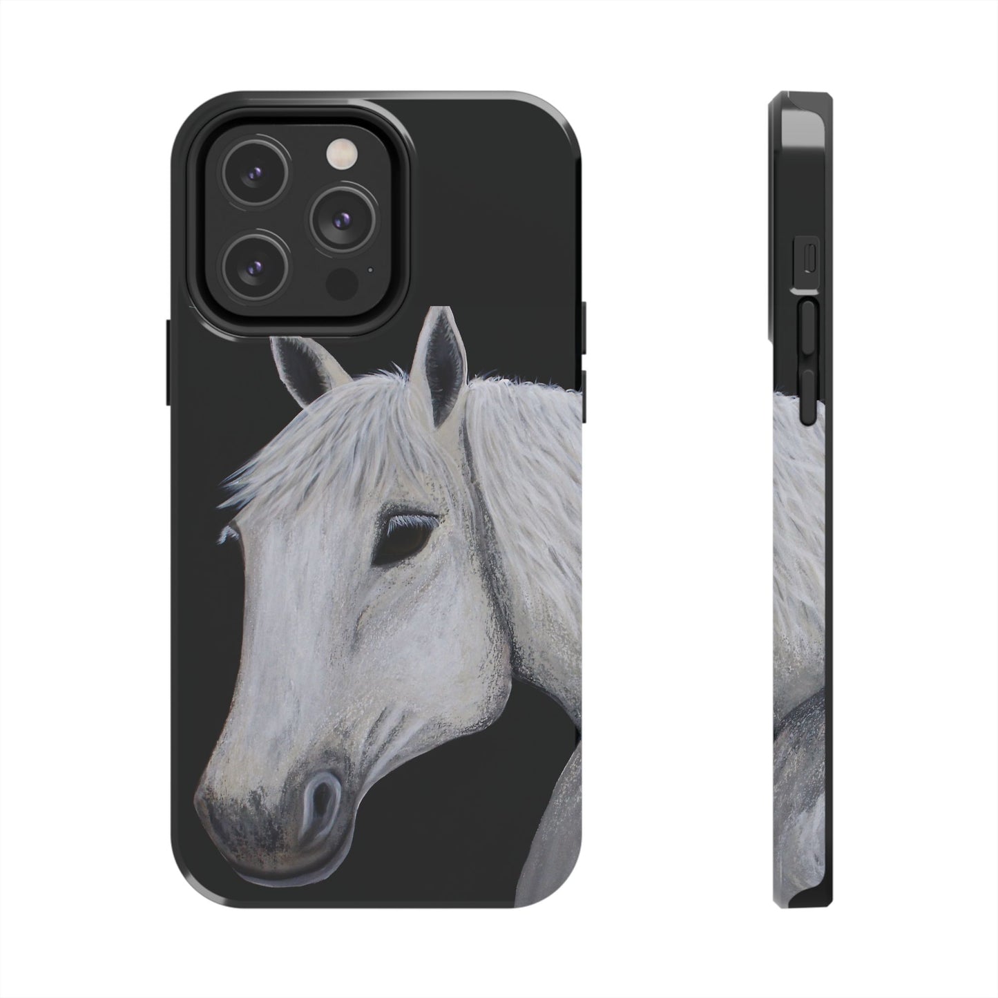 Tough Phone Case - Original art phone case - Slim phone case - Equestrian Art phone case - Ghost Horse Phone case