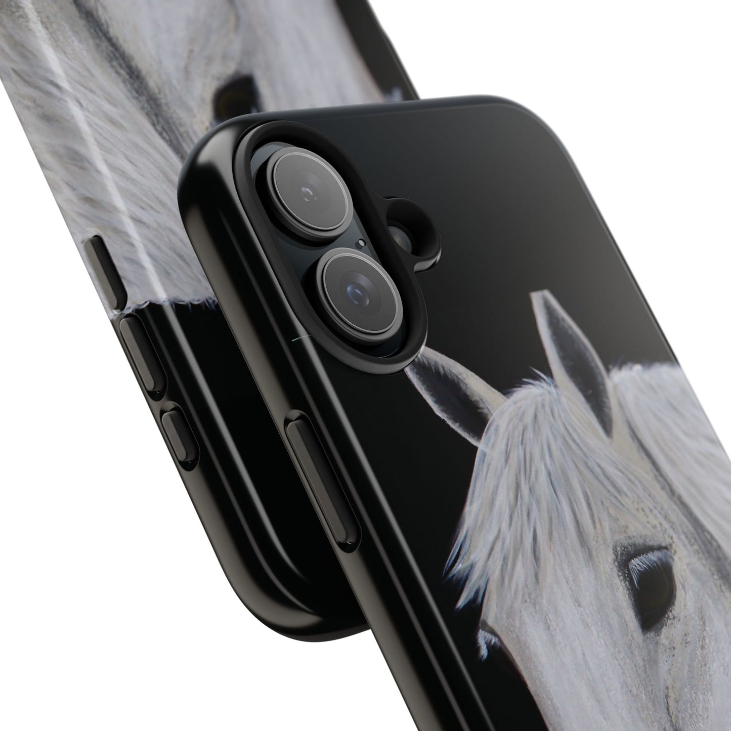 Tough Phone Case - Original art phone case - Slim phone case - Equestrian Art phone case - Ghost Horse Phone case