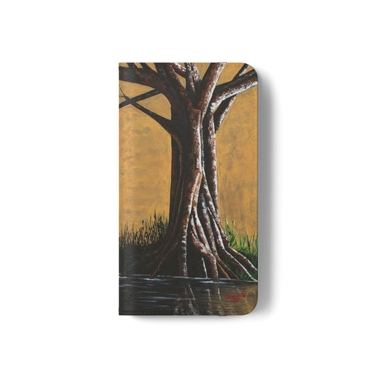 Phone Case - Flip style phone case - Wallet phone Case - Original Tree Art phone case - Strength in Vulnerability original Art