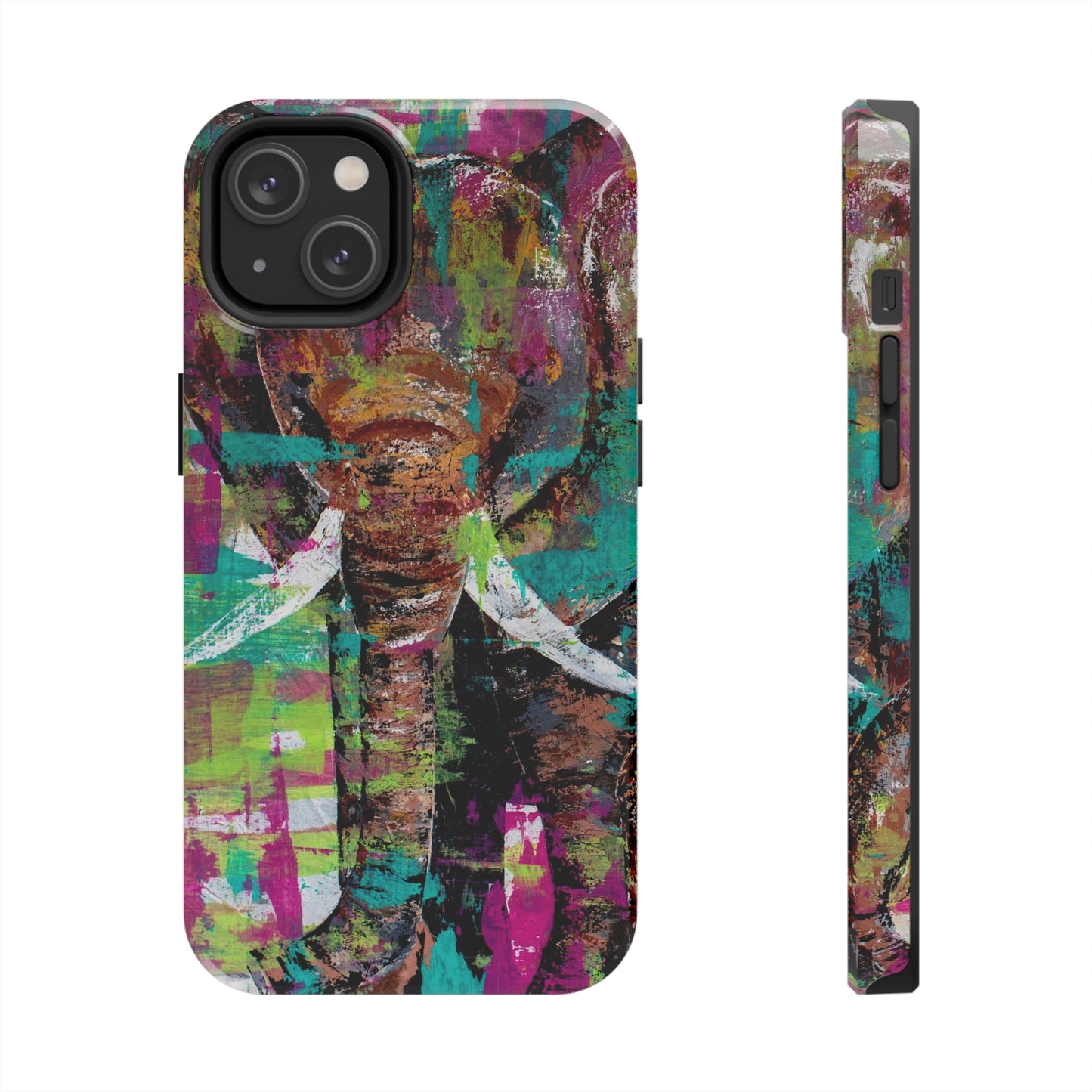 Tough Phone Cases - Original art phone case - Pink phone case - Pure Love