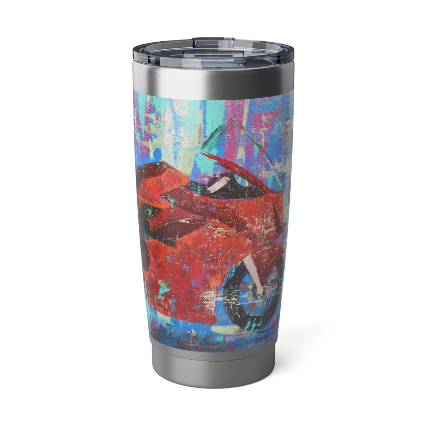 Ducati Art Drink Holder - Drink Tumbler - Insulated coffee cup 20oz