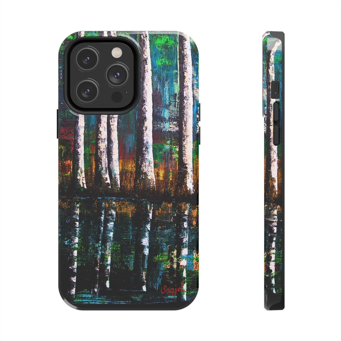 Tough Phone Case - Original art phone case - Slim phone Case - Reflections