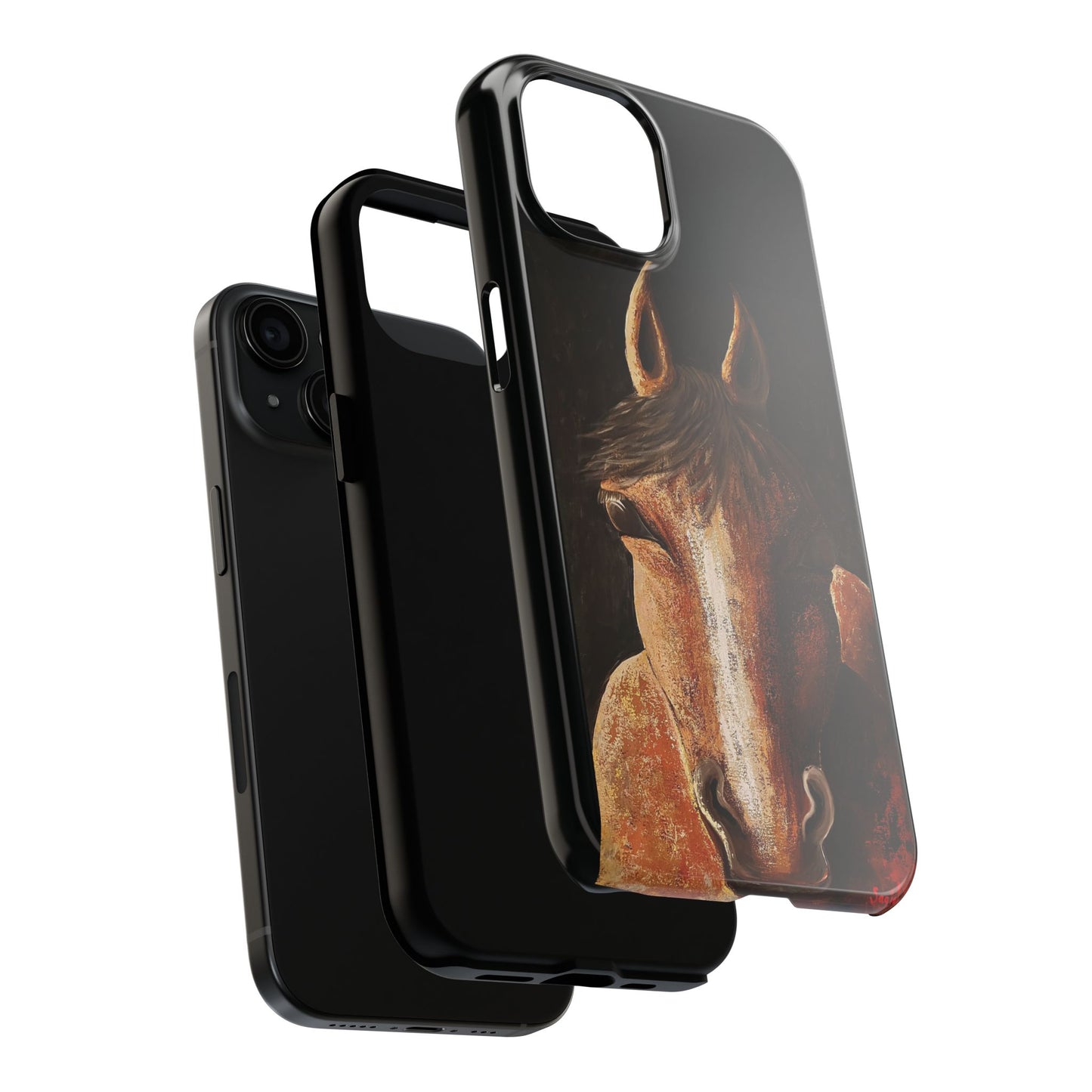 Tough Phone Case - Original art phone case - Equestrian Art phone case - Nigel