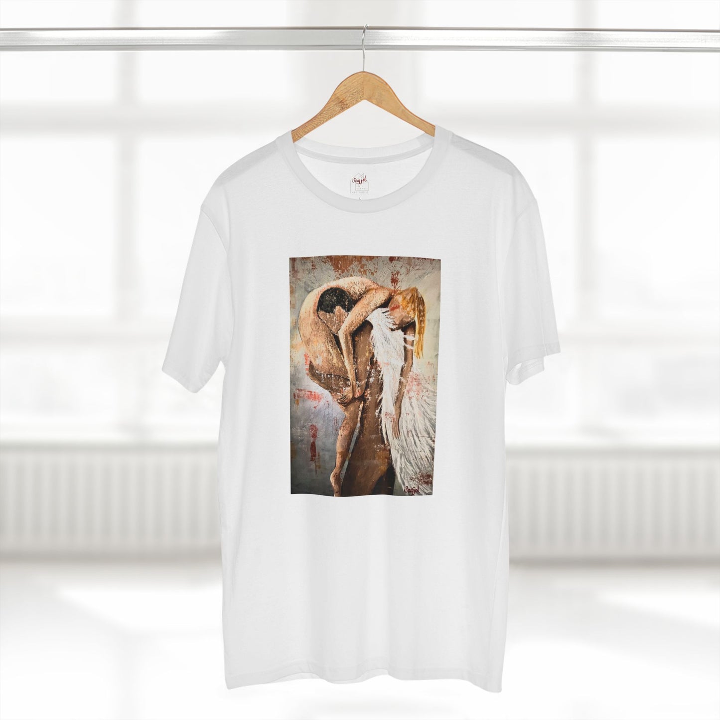 Unisex Tee - "Angel Rescue" Graphic Tee - Original Art Tee