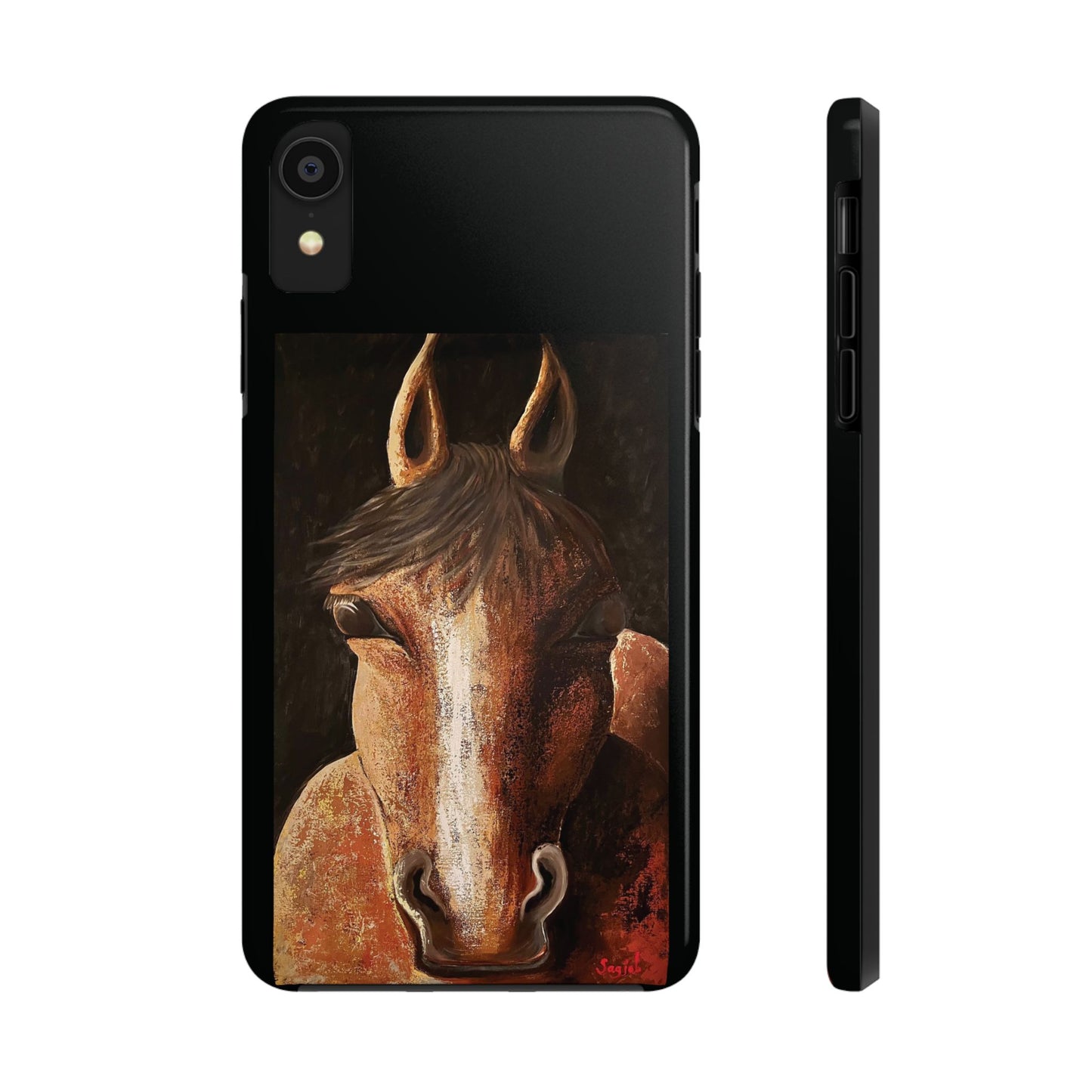 Tough Phone Case - Original art phone case - Equestrian Art phone case - Nigel