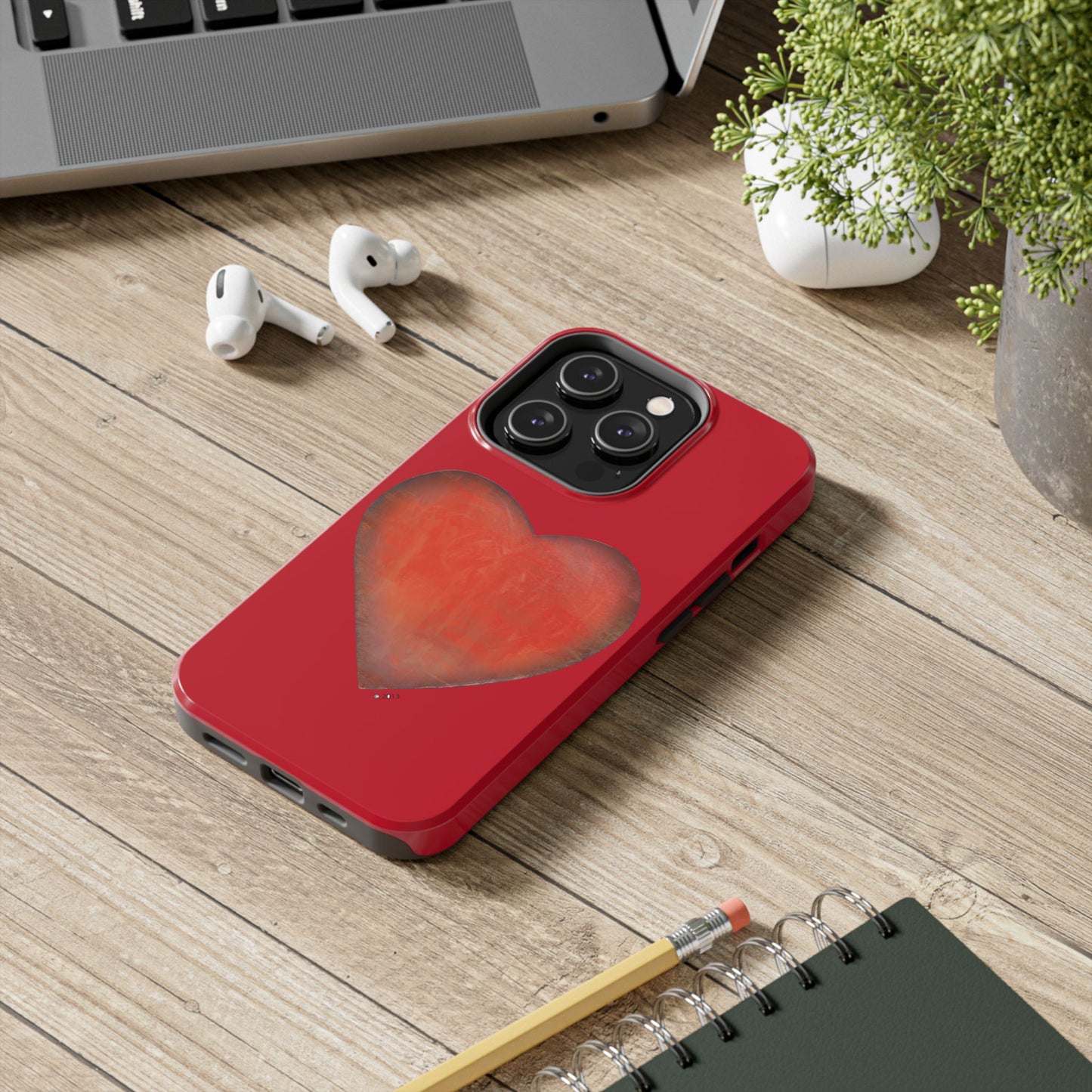 Valentine Phone Case - Red phone case - Tough phone case - Colorful Phone case - iphone case