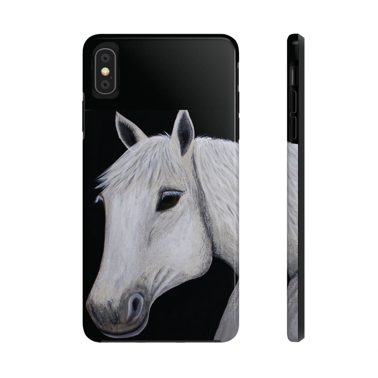 Tough Phone Case - Original art phone case - Slim phone case - Equestrian Art phone case - Ghost Horse Phone case