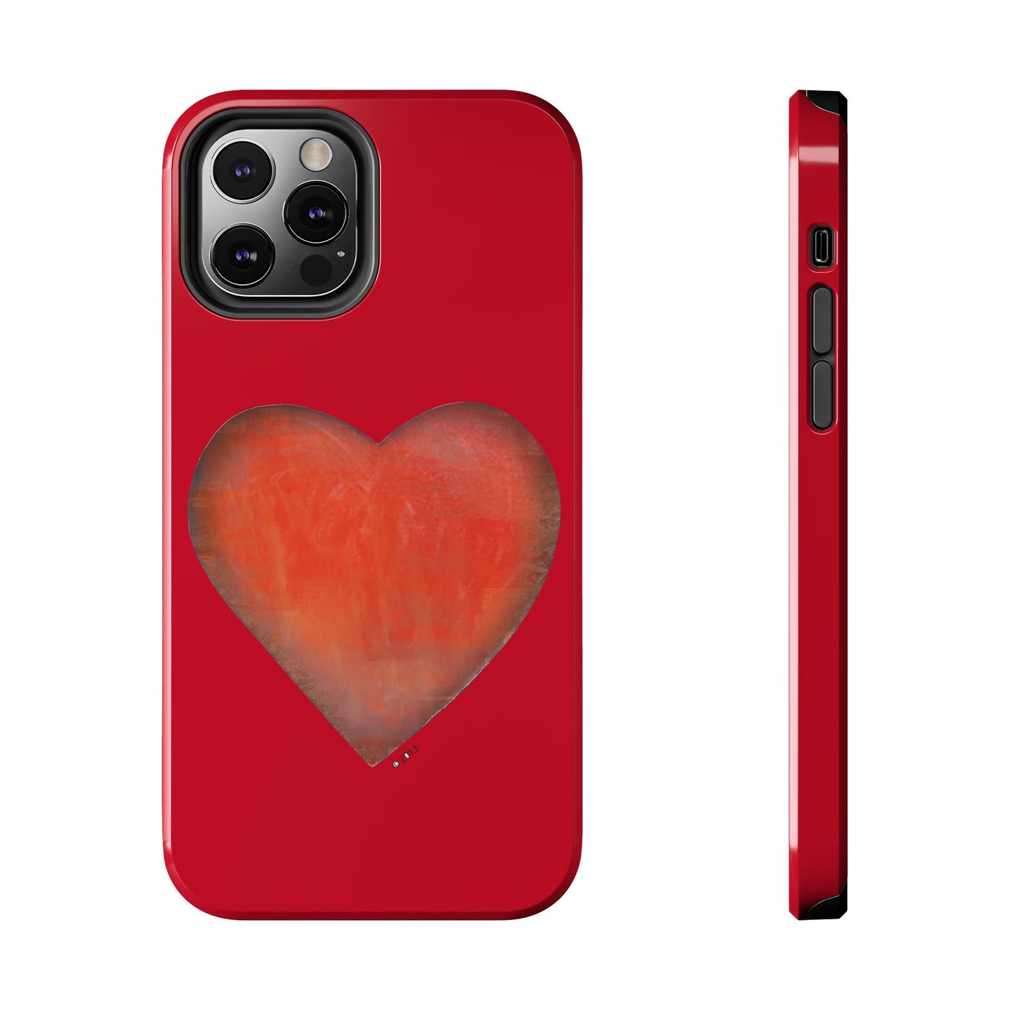 Valentine Phone Case - Red phone case - Tough phone case - Colorful Phone case - iphone case