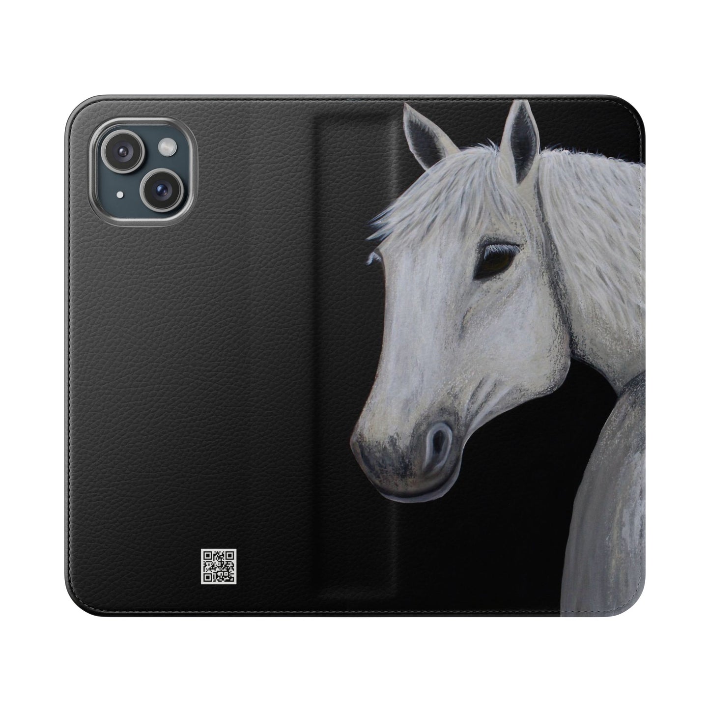 Phone Flip Cases - Equestrian Flip phone case - Horse design phone case - Ghost Wallet phone case