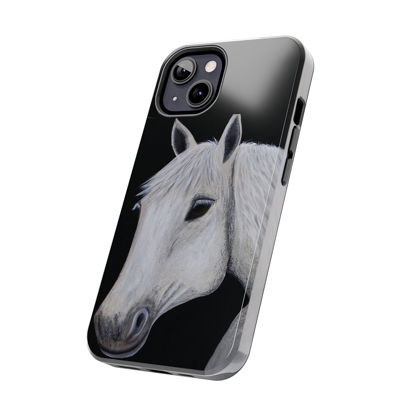 Tough Phone Case - Original art phone case - Slim phone case - Equestrian Art phone case - Ghost Horse Phone case