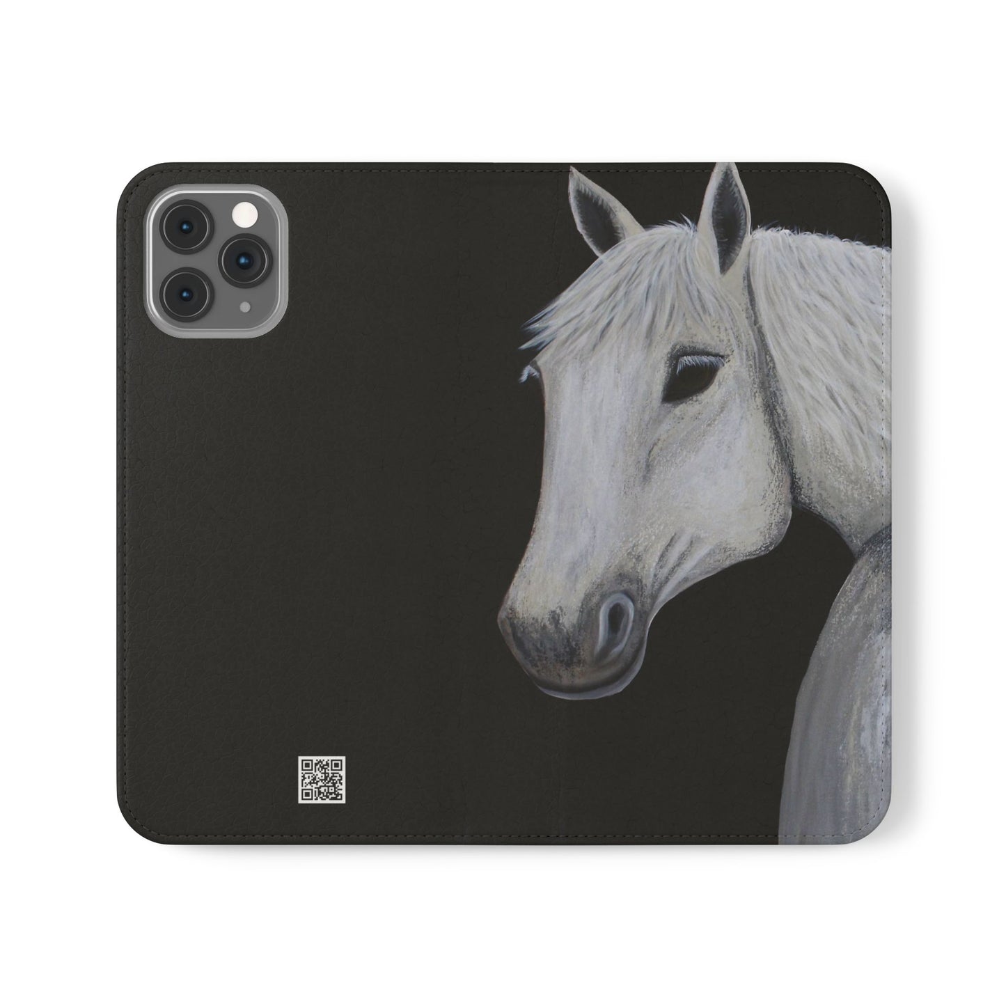 Phone Flip Cases - Equestrian Flip phone case - Horse design phone case - Ghost Wallet phone case