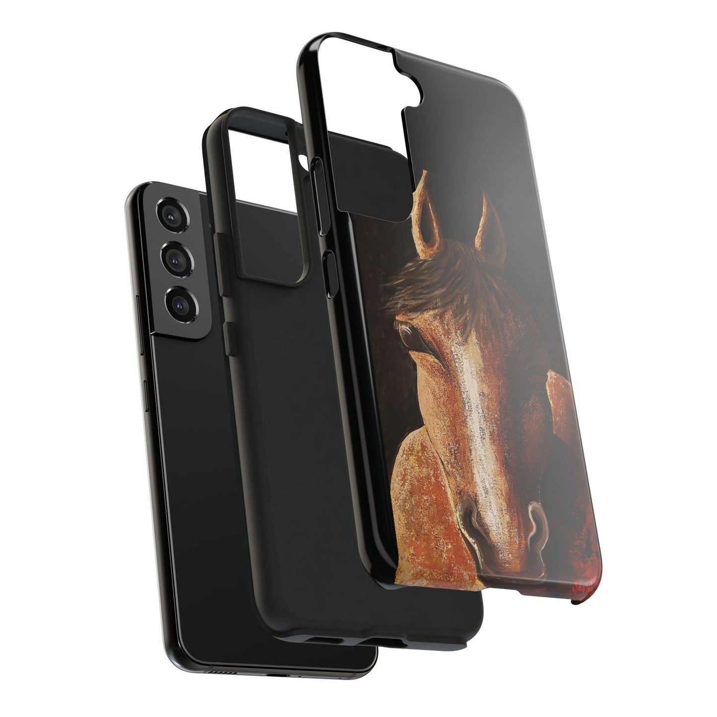 Tough Phone Case - Original art phone case - Equestrian Art phone case - Nigel