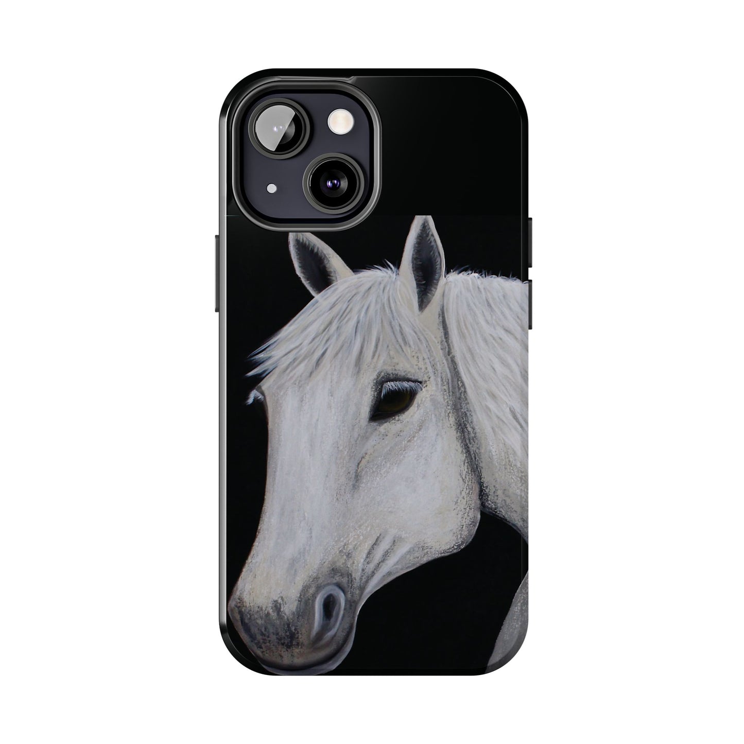 Tough Phone Case - Original art phone case - Slim phone case - Equestrian Art phone case - Ghost Horse Phone case