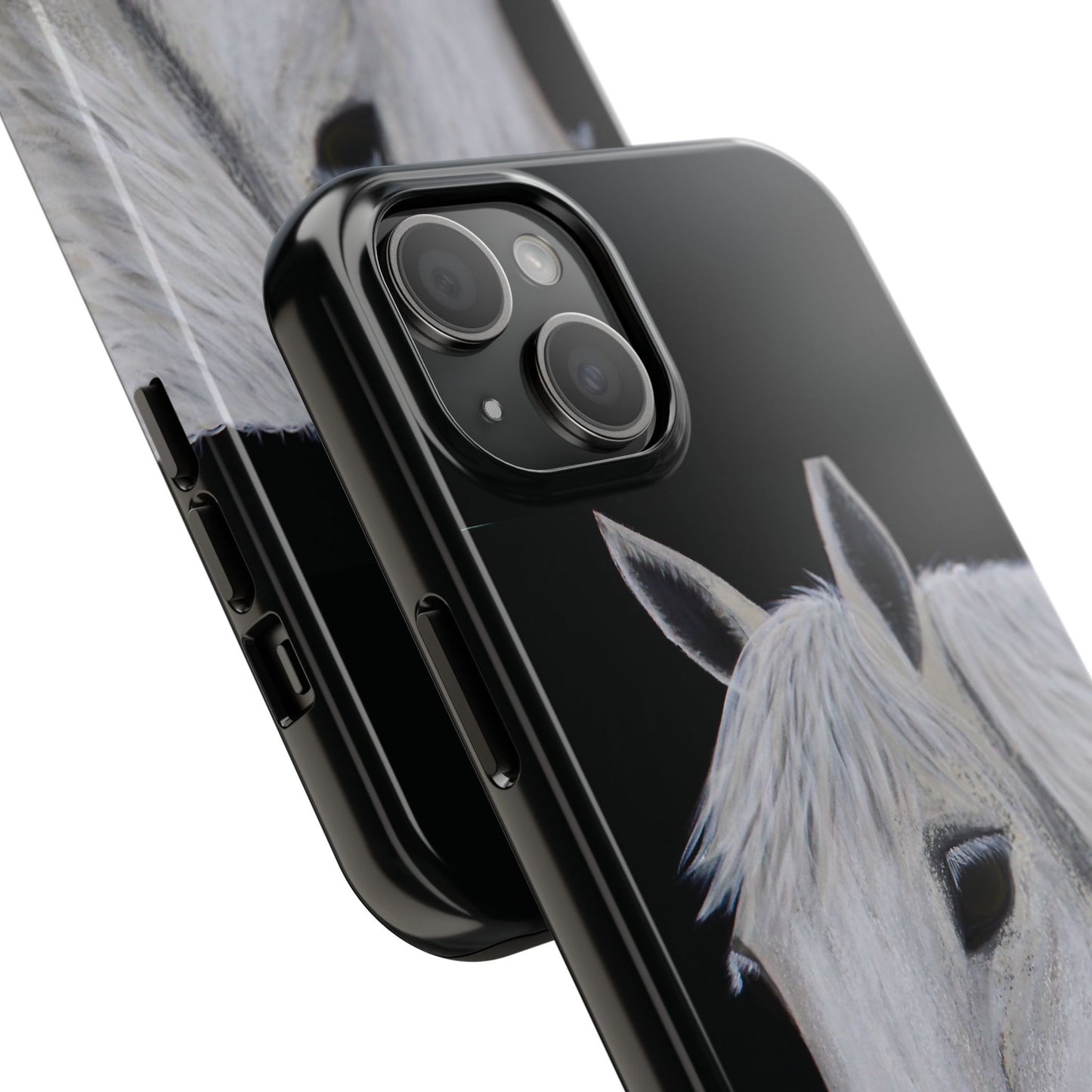 Tough Phone Case - Original art phone case - Slim phone case - Equestrian Art phone case - Ghost Horse Phone case