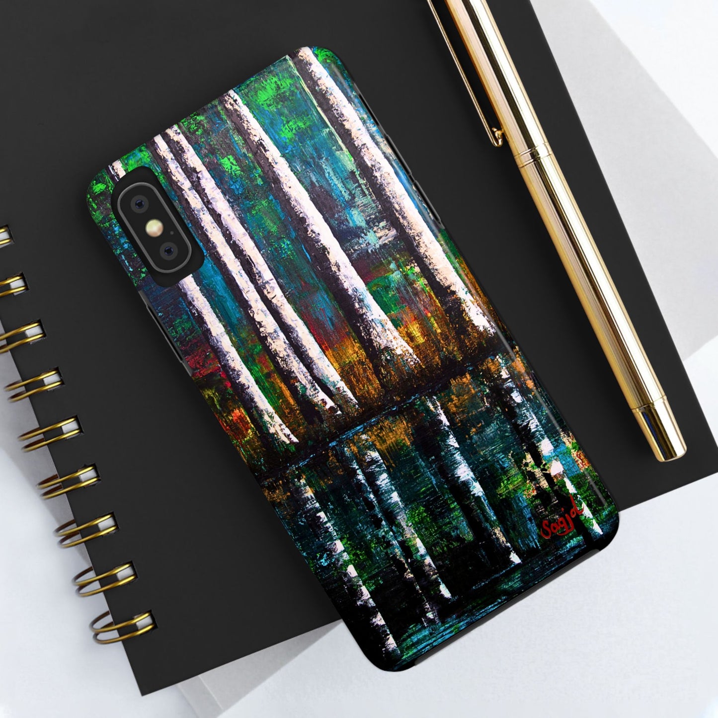 Tough Phone Case - Original art phone case - Slim phone Case - Reflections