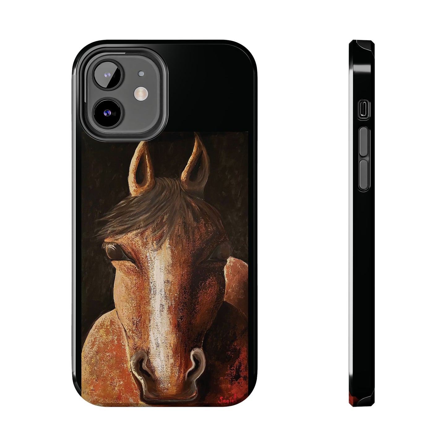 Tough Phone Case - Original art phone case - Equestrian Art phone case - Nigel