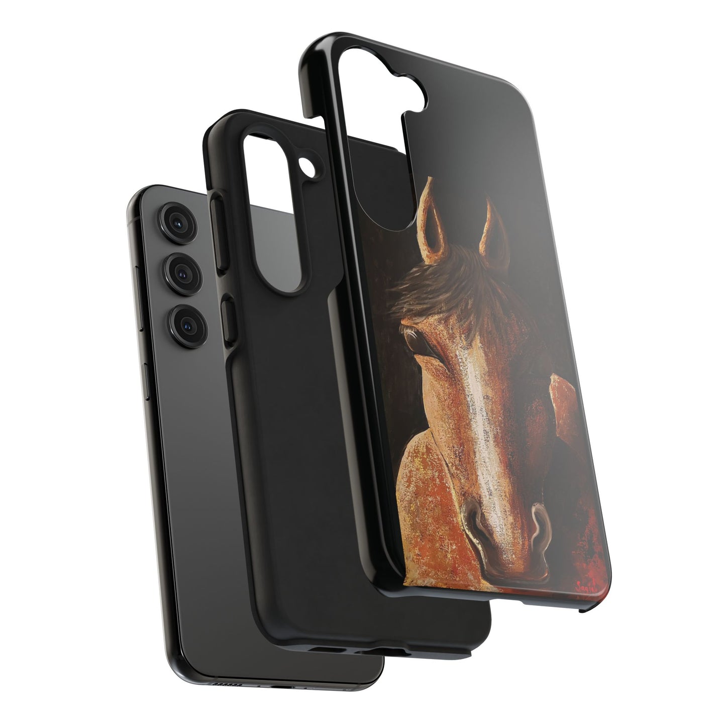 Tough Phone Case - Original art phone case - Equestrian Art phone case - Nigel