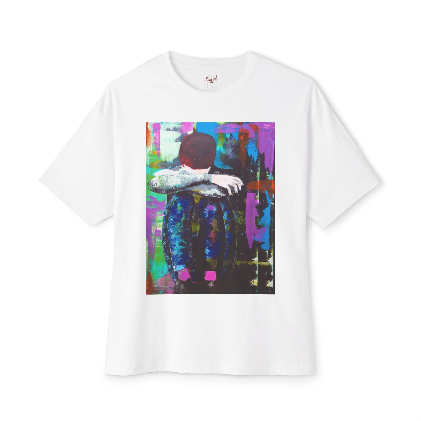 Oversized Boxy Tee - "Tommy" Original Art Graphic Tee