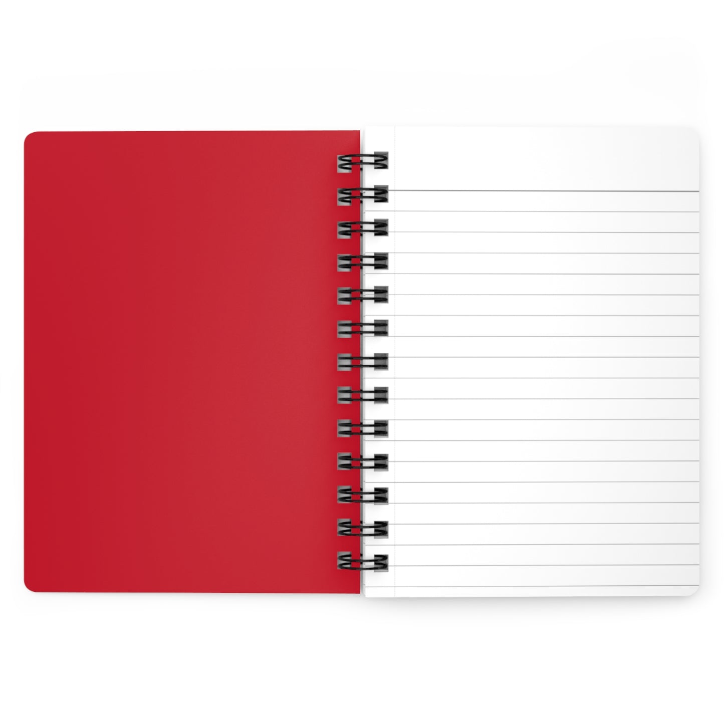 Snowman - Spiral Bound Journal -Red - Holiday Notepad