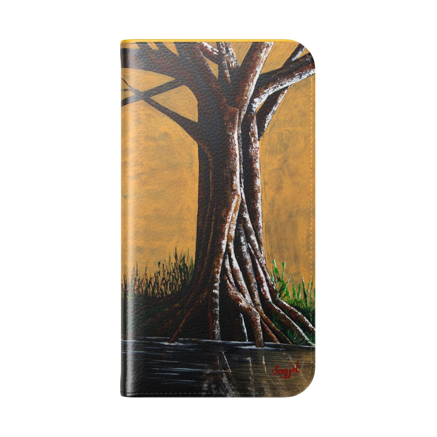 Phone Case - Flip style phone case - Wallet phone Case - Original Tree Art phone case - Strength in Vulnerability original Art