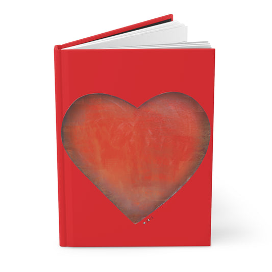 Red Heart - Hardcover Journal