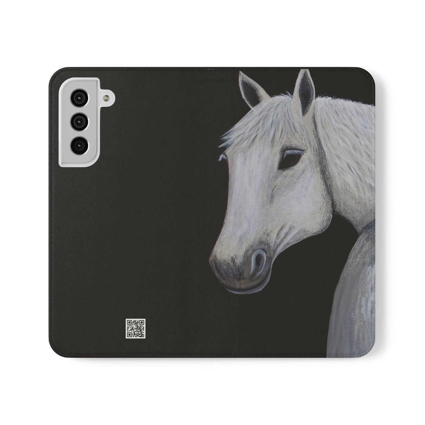 Phone Flip Cases - Equestrian Flip phone case - Horse design phone case - Ghost Wallet phone case