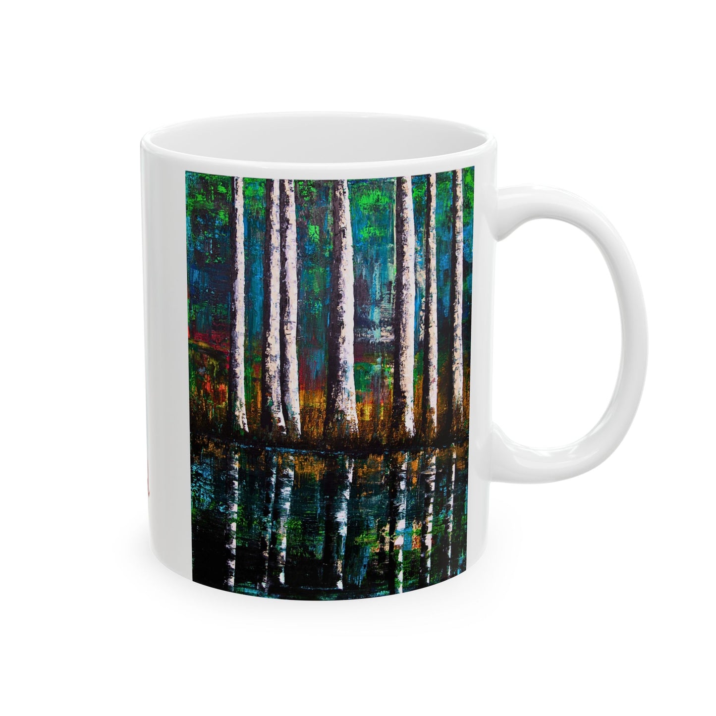 Ceramic Mug - Reflections - Original Art Coffee Mug - Fathers Day Gift - Birthday Gift - Housewarming Gift