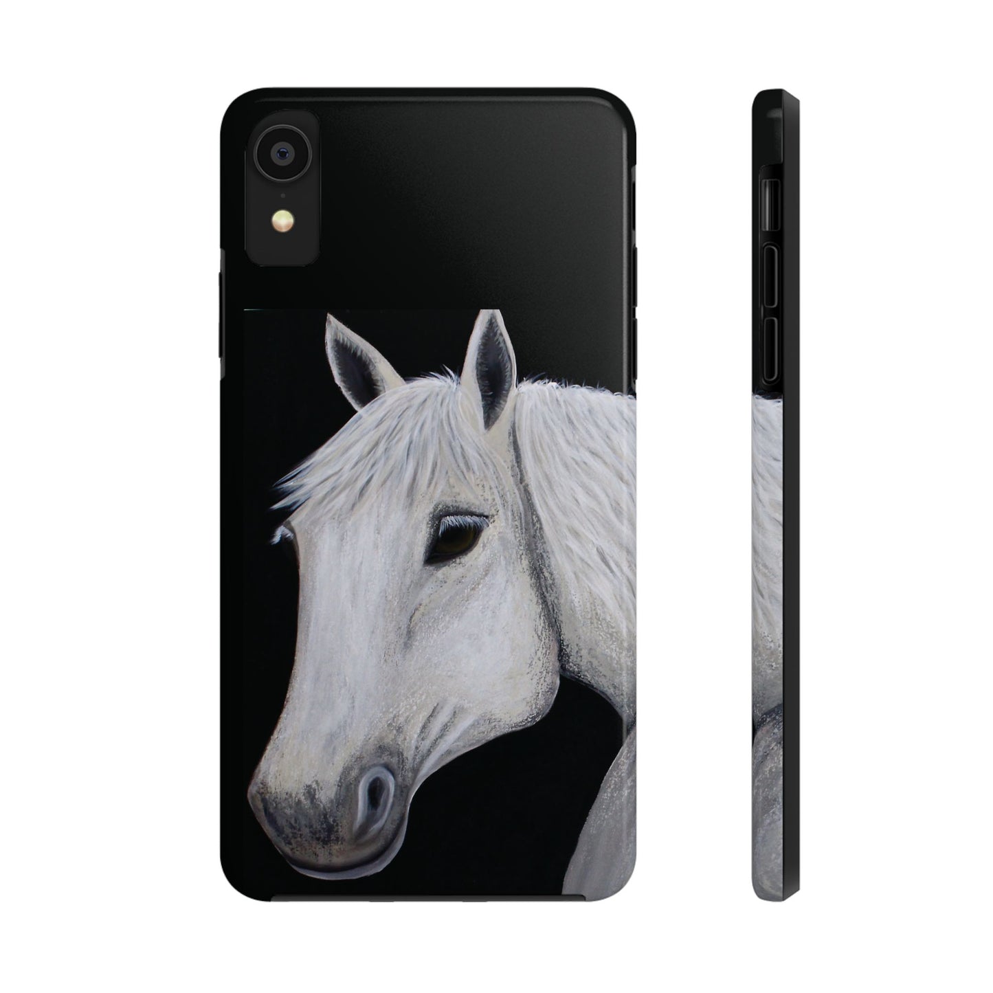 Tough Phone Case - Original art phone case - Slim phone case - Equestrian Art phone case - Ghost Horse Phone case