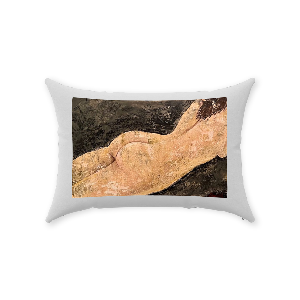 Lumber Pillows - Original Art Linen style Throw Pillow