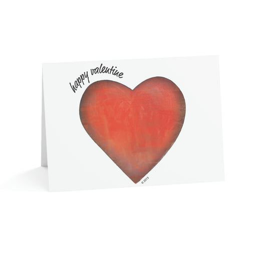 Valentine Greeting Cards - Red Heart